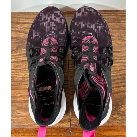 Nike AQ7488-002 Flex Contact 3 Black Pink Running Sneaker Shoes Women's Sz 8.5 - Picture 5 of 7